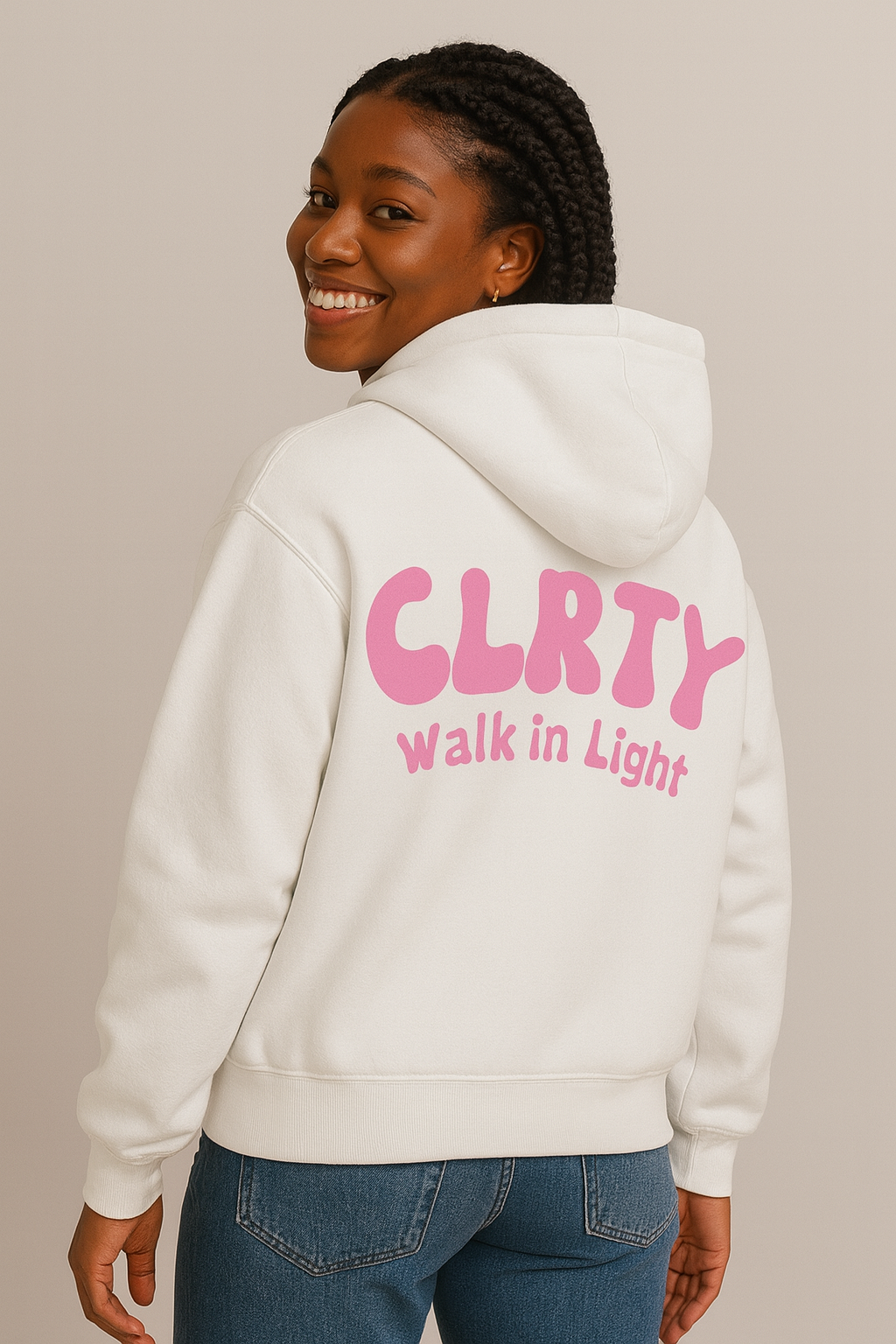 CLRTY Oversized Hoodie – “Walk In Light” Edition